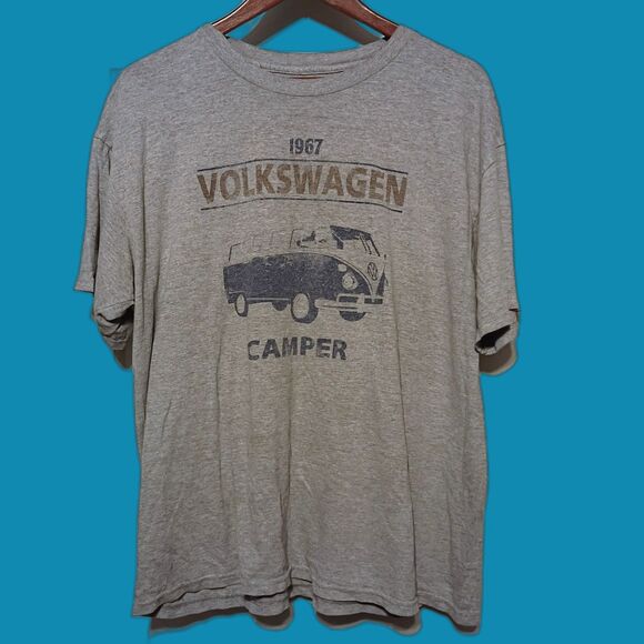 1967 Volkswagen Camper T Shirt XL Spicoli Bus Hippie German Auto Summer of Love - Picture 1 of 4